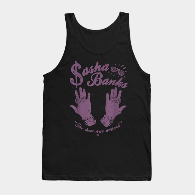 Sasha Banks Legit Boss Vintage Fight Tank Top by Holman